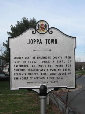 Joppa Town Marker image. Click for full size.