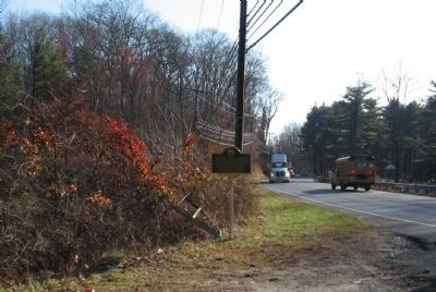 Bridgeport / Newtown Turnpike Marker. Click for full size. Bridgeport / Newtown Turnpike Marker image. Click for full size.
