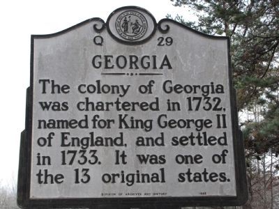 Georgia Marker image. Click for full size.