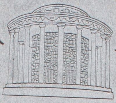 The rendering above is a replica of Mayor Ward's Vestavia Temple. image. Click for full size.
