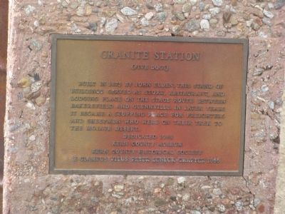 Granite Station Marker image. Click for full size.