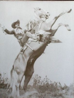 Photo of Roy Rogers and Trigger on Marker. Click for full size. Photo of Roy Rogers and Trigger on Marker image. Click for full size.