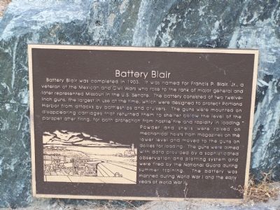 Battery Blair Marker image. Click for full size.