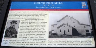 Edinburg Mill Marker image. Click for full size.