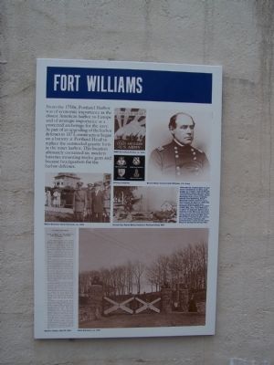 Fort Williams Marker image. Click for full size.