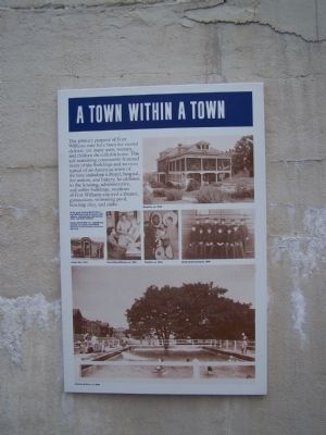 A Town Within A Town Marker image. Click for full size.