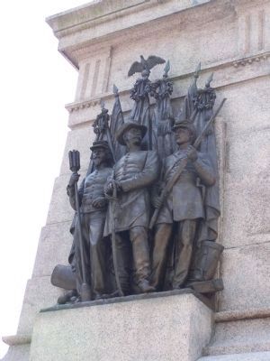 Portland Civil War Monument - Army. Click for full size. Portland Civil War Monument - Army image. Click for full size.