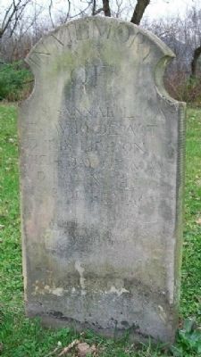 Susannah Lucas, First Burial in Lucasville Cemetery, c.1809 image. Click for full size.