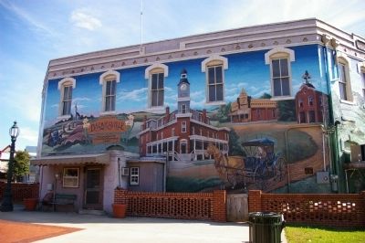 Mural of Barnesville. Click for full size. Mural of Barnesville image. Click for full size.