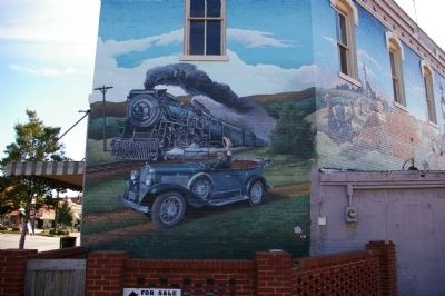 Mural of Barnesville. Click for full size. Mural of Barnesville image. Click for full size.