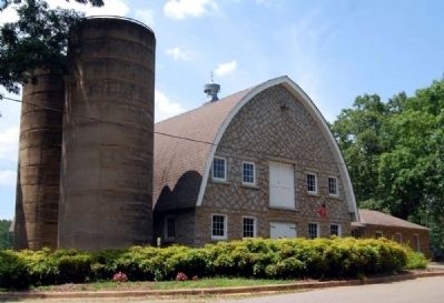 John De La Howe Barn and Silos -<br>Front (East) Side. Click for full size. John De La Howe Barn and Silos -<br>Front (East) Side image. Click for full size.