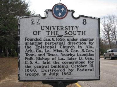 University of the South Marker image. Click for full size.