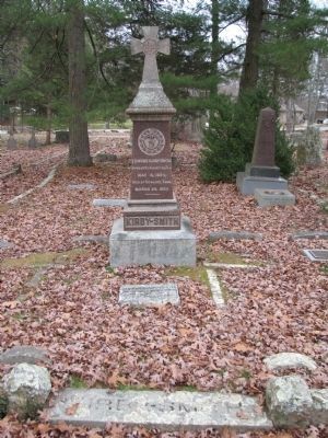 Edmund Kirby Smith Grave marker. Click for full size. Edmund Kirby Smith Grave marker image. Click for full size.
