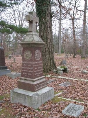Edmund Kirby Smith grave marker. Click for full size. Edmund Kirby Smith grave marker image. Click for full size.