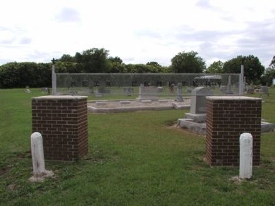 Weir Community Cemetery Marker. Click for full size. Weir Community Cemetery Marker image. Click for full size.