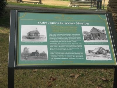 Saint John's Episcopal Mission Marker image. Click for full size.