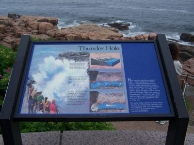 Thunder Hole Marker image. Click for full size.