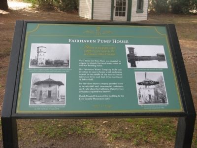 Fairhaven Pump House Marker image. Click for full size.
