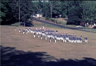 Cadet Corp In Formation For Parents Day Parade 1986 image. Click for full size.
