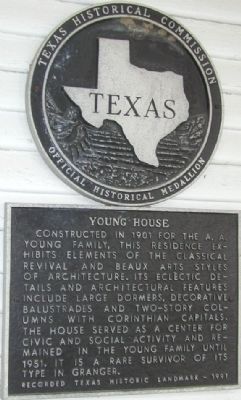 Young House Marker image. Click for full size.