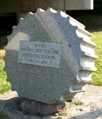 Site of Dayton's First Electric Generating Station image. Click for full size.