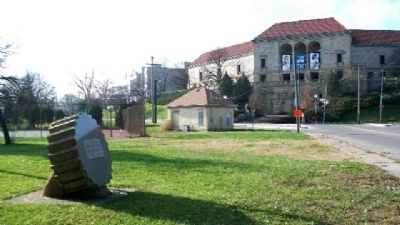Site of Dayton's First Electric Generating Station image. Click for full size.