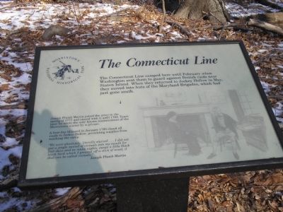 The Connecticut Line Marker image. Click for full size.