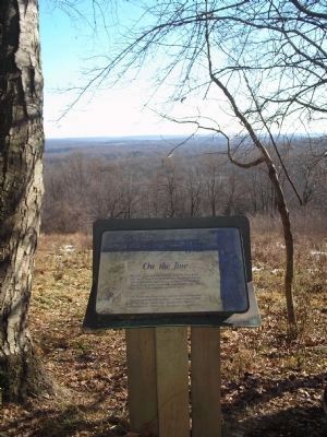 Marker on the Mt. Kemble loop trail. Click for full size. Marker on the Mt. Kemble loop trail image. Click for full size.
