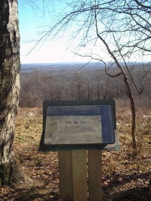 Marker on the Mt. Kemble loop trail image. Click for full size.