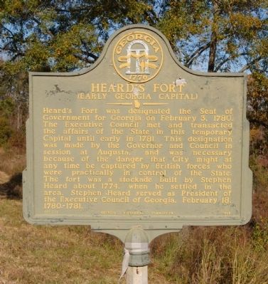 Heard's Fort Marker image. Click for full size.