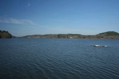 Looking up the Coosa River and H. Neely Henry Lake image. Click for full size.