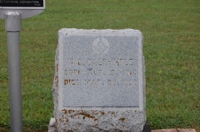 William Cornelius Dalrymple Tombstone image. Click for full size.