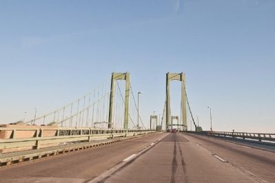 Delaware Memorial Bridge as seen driving into The Garden State (Jersey). Click for full size. Delaware Memorial Bridge as seen driving into The Garden State (Jersey) image. Click for full size.