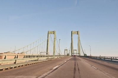 Delaware Memorial Bridge as seen driving into The Garden State (Jersey) image. Click for full size.