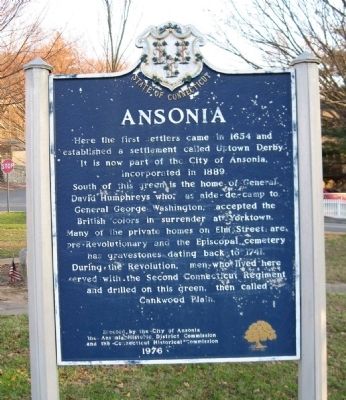 Ansonia Marker image. Click for full size.