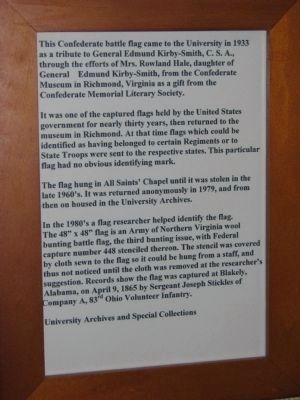 Confederate Battle Flag document. Click for full size. Confederate Battle Flag document image. Click for full size.