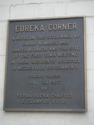Eureka Corner Marker image. Click for full size.