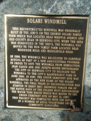 Solari Windmill Marker image. Click for full size.