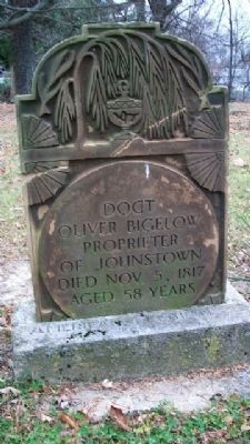 Dr Oliver Bigelow Grave Marker. Click for full size. Dr Oliver Bigelow Grave Marker image. Click for full size.