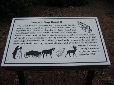 Vestal's Gap Road II Marker. Click for full size. Vestal's Gap Road II Marker image. Click for full size.