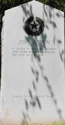 John Litton Marker image. Click for full size.