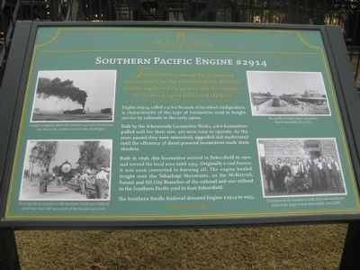 Southern Pacific Engine #2914 Marker image. Click for full size.