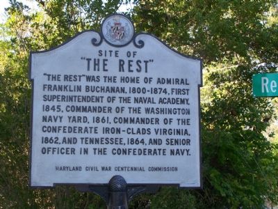 Site of "The Rest" Marker image. Click for full size.