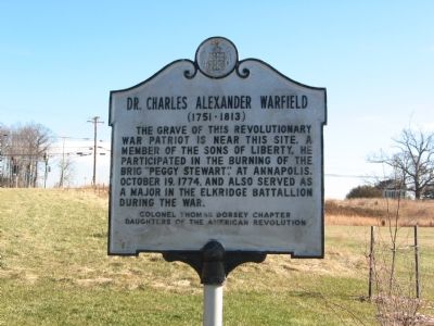 Dr. Charles Alexander Warfield Marker image. Click for full size.