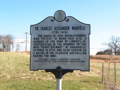 Dr. Charles Alexander Warfield Marker image. Click for full size.