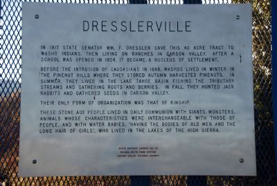 Dresslerville Marker image. Click for full size.