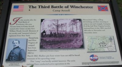 The Third Battle of Winchester Marker image. Click for more information.
