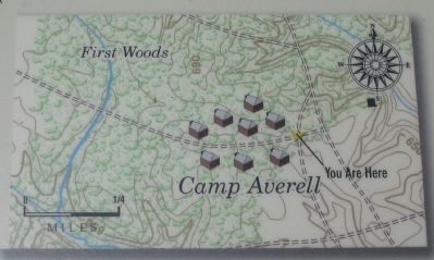 Camp Averell Topographical Map image. Click for full size.