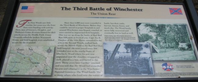 The Third Battle of Winchester Marker. Click for full size. The Third Battle of Winchester Marker image. Click for full size.