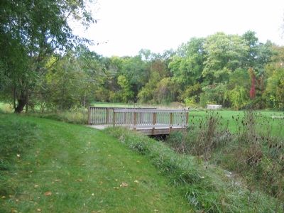 The Shawnee Springs Preserve Living History Area. Click for full size. The Shawnee Springs Preserve Living History Area image. Click for full size.